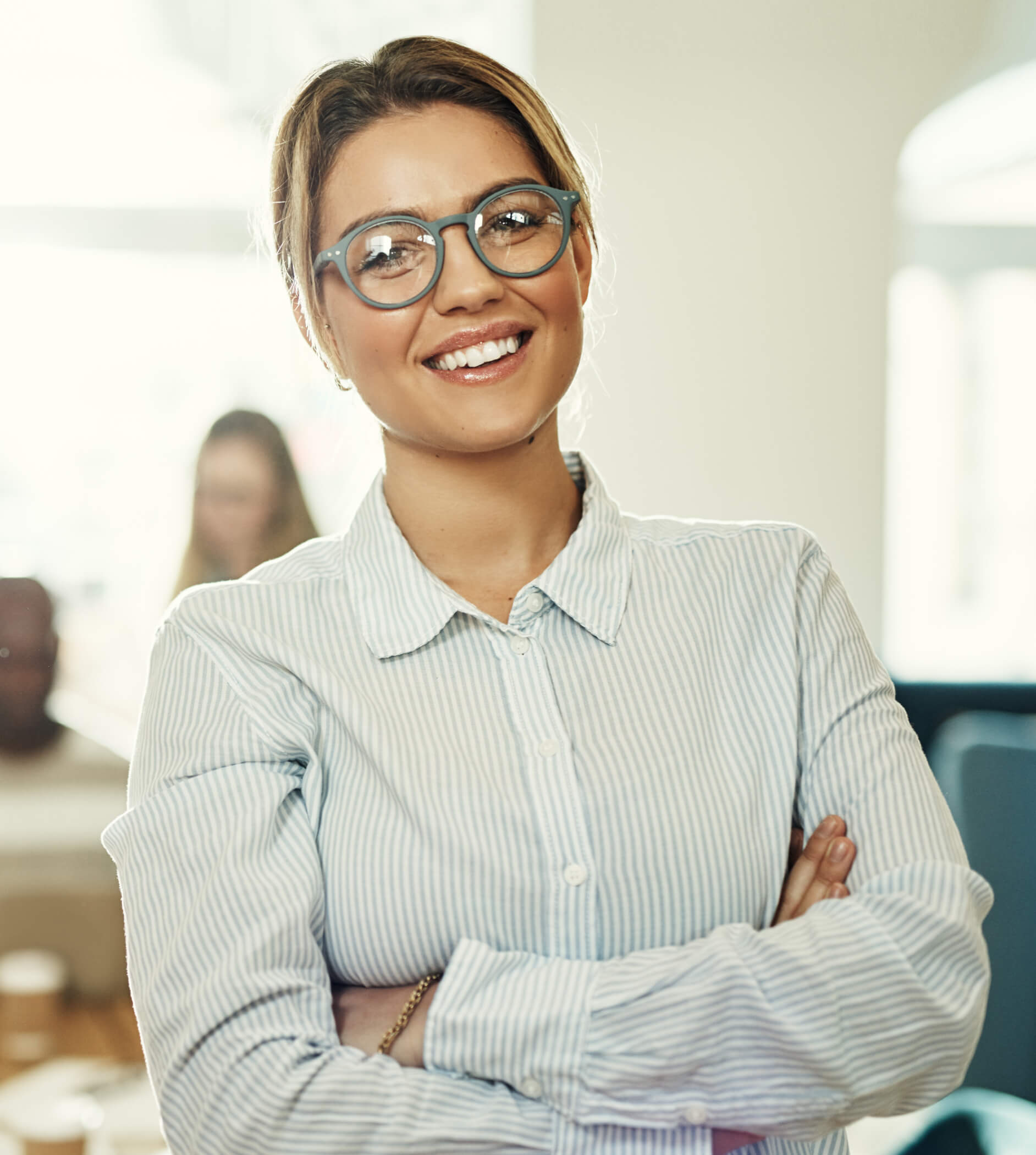 Une responsable dans un environnement professionnel